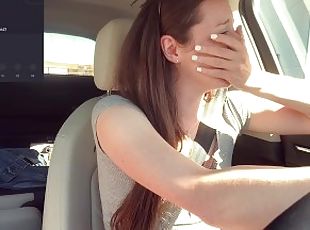 Car driving orgasm