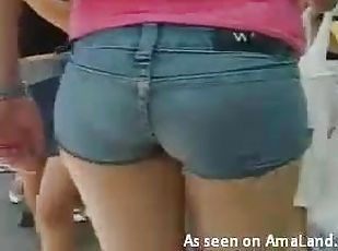 Candid Booty Shorts College Girl Pawg Porn Tube Video